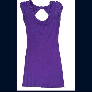 Express Vibrant Purple Mini Dress